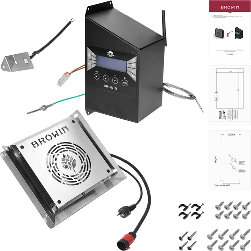 Moduļu komplekts ar Wi‑Fi kontrolieri - dragON IQ 2,7 kW, dārza kūpinātavām - 2