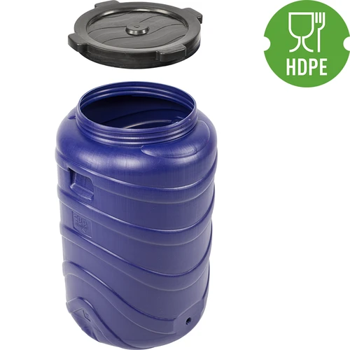 Muca skābējumiem 130 l, zila - 2