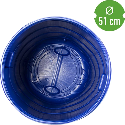 Muca skābējumiem 240 L zila - 4