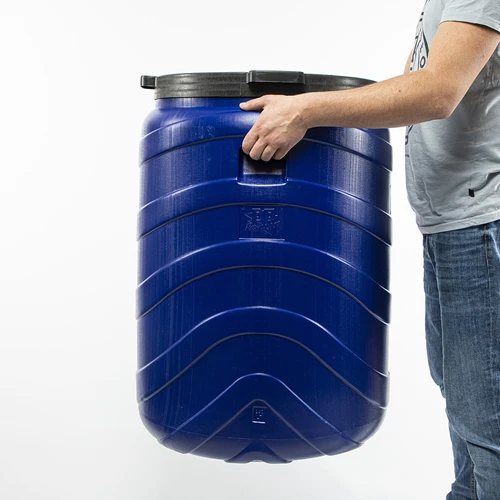 Muca skābējumiem 240 L zila - 10