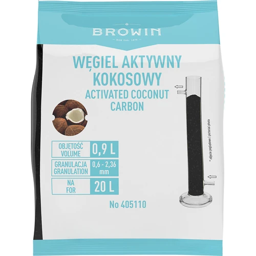 Nerūsējošā tērauda filtrēšanas kolonna, piekarināma, komplektā piederumi un aktīvā ogle - 6