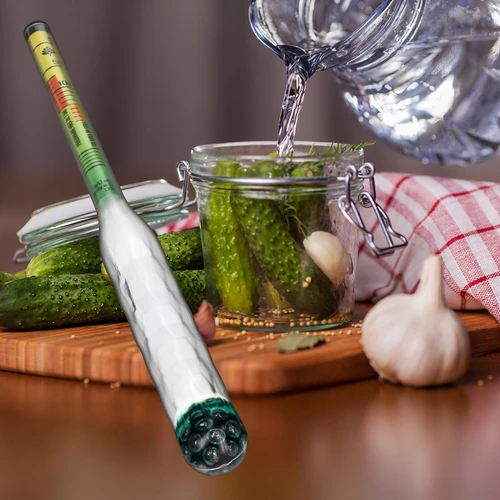 Nesaplīstošs salinometrs ar mēģeni, mērījumu diapazons: 0–300 g sāls/L - 8