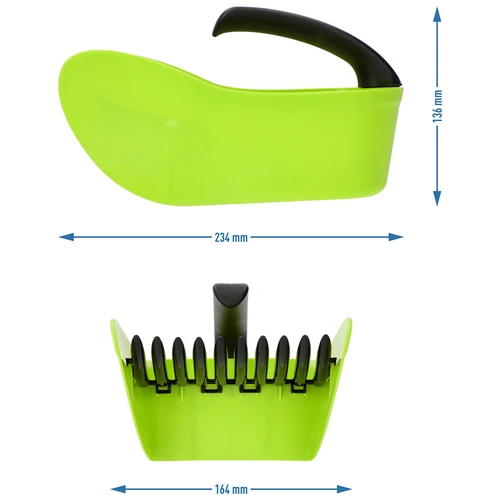Ogu lasītājs, zaļš, no plastmasas - 9