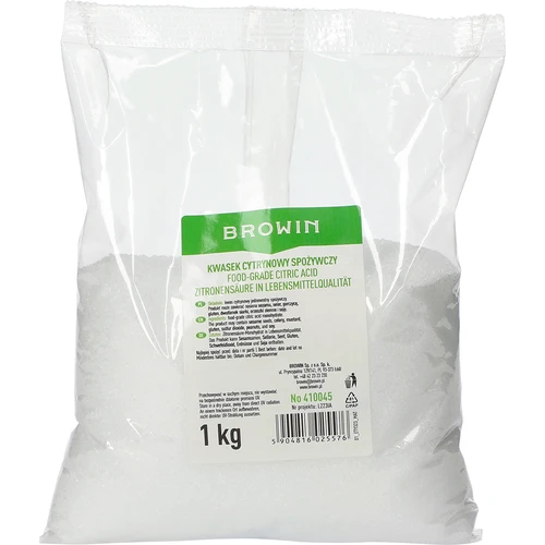 Pārtikas kvalitātes citronskābe, 1 kg