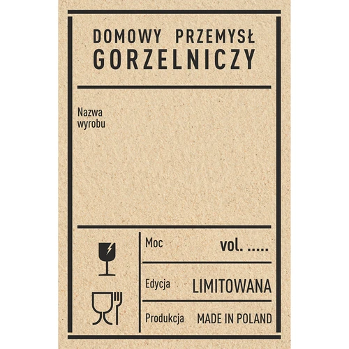 Pašlīmējošas etiķetes 60x90 mm pudelēm, degvīnam, 3 dizaini 20 gab. - 3