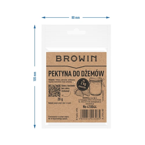 Pektīns džemiem - amidēts citrusaugļu pektīns želejošanai, 20 g - 4