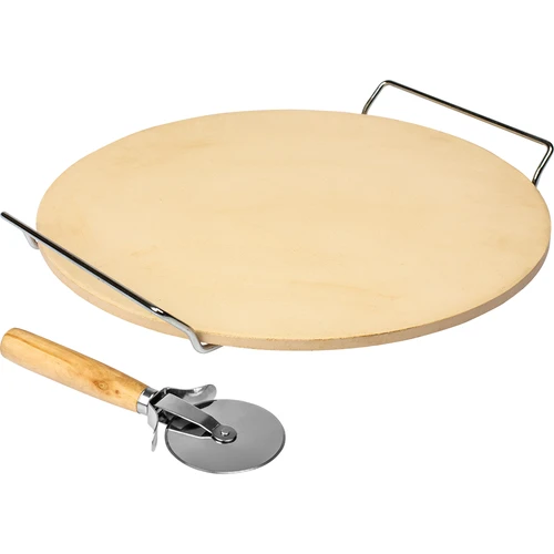 Picas akmens ar rokturi un picas nazīti, no kordierīta, apaļš, 33 cm - 2