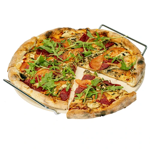 Picas akmens ar rokturi un picas nazīti, no kordierīta, apaļš, 33 cm - 5