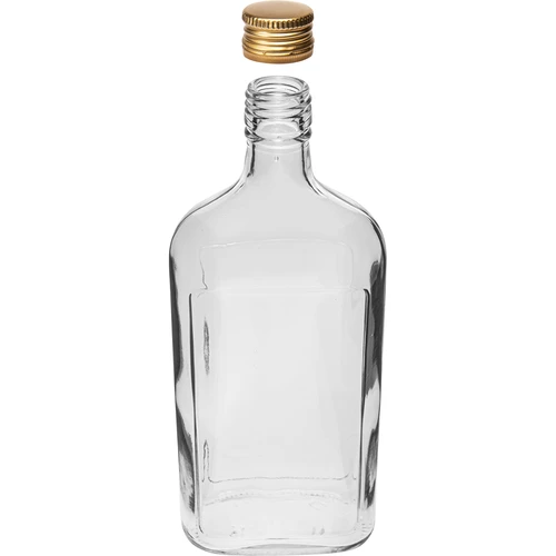 Plakanā pudele 500 ml ar skrūvējamu vāciņu, 6 gab. - 4