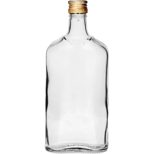 Plakanā pudele 500 ml ar skrūvējamu vāciņu, 6 gab. - 5