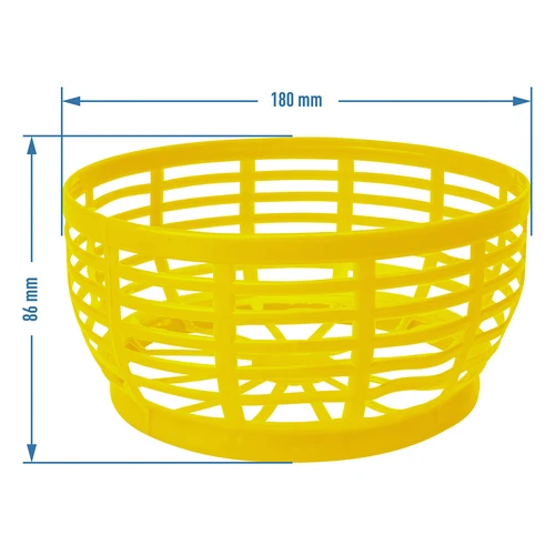 Plastmasas grozs Dam 5L damadžonam, dzeltens - 4