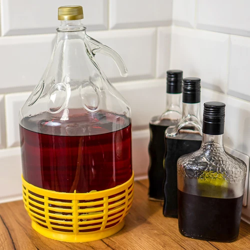 Plastmasas grozs Dam 5L damadžonam, dzeltens - 5
