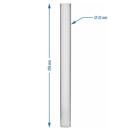Plastmasas mērcilindrs mērījumiem ar šķidrumu mērierīcēm, 25 cm - 3