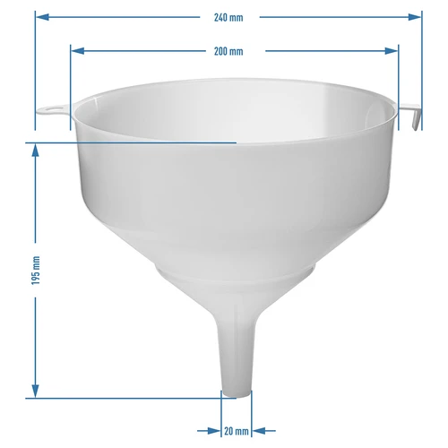 Plastmasas piltuve fi20cm - 2