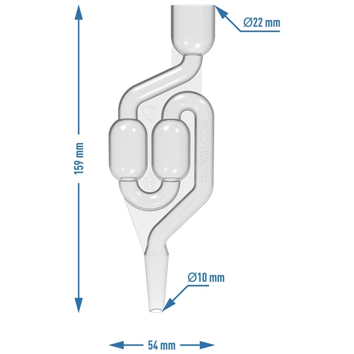 Plastmasas raudzēšanas caurulīte MINI-v2 - 5