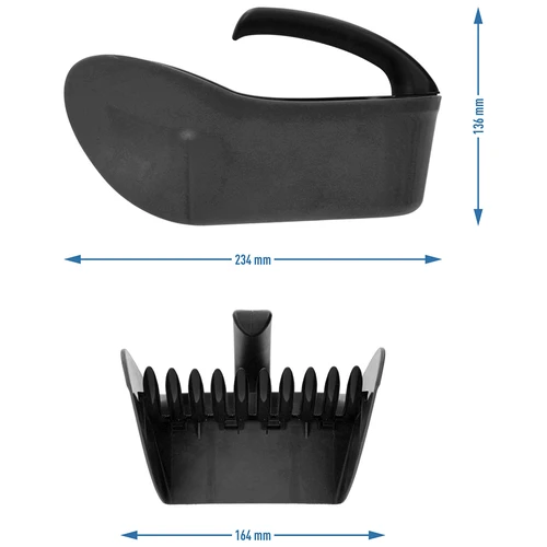 Plastmasas sīkogu lasītājs, melns - 9