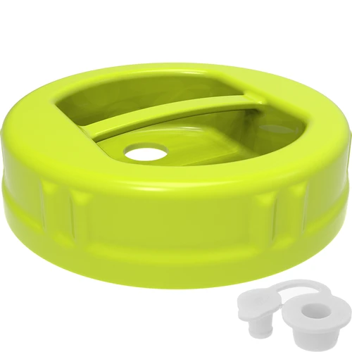 Plastmasas twist-off vāciņš fi 100 ar atveri un aizbāzni - 2