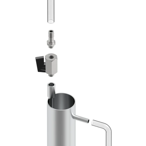 Premium klases nerūsējošā tērauda filtrācijas kolonna, komplektā piederumi un aktīvā ogle - 3