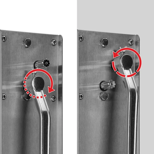 Premium klases vertikālais desu pildītājs, 7 L - 8