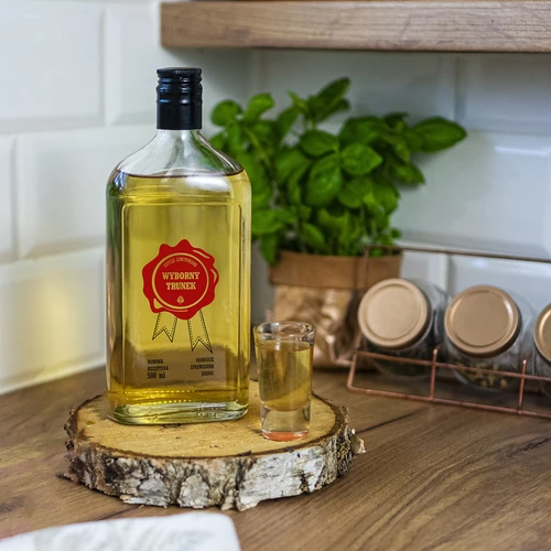 Pudele 500 ml ar vāciņu, uzdruka “Wyborny Trunek”, 1 gab. - 7