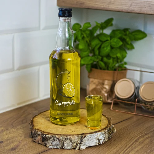 Pudele 500 ml ar skrūvējamu vāciņu, ar apdruku „Cytrynówka”, 1 gab. - 7