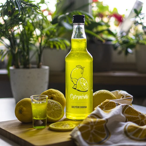 Pudele 500 ml ar skrūvējamu vāciņu, ar apdruku „Cytrynówka”, 1 gab. - 5