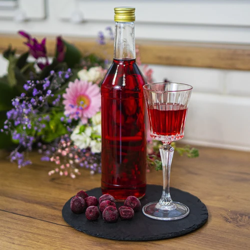 Pudele 500 ml degvīnam, taisna, ar skrūvējamiem korķiem – 8 gab. - 9