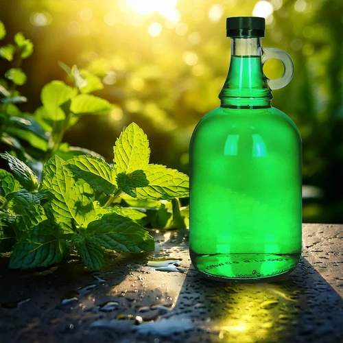 Pudele Gallone 1 l ar vāciņu, bez pītā apvalka - 5
