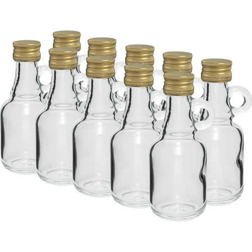Pudele Galonik 40 ml ar vāciņiem, 10 gab.