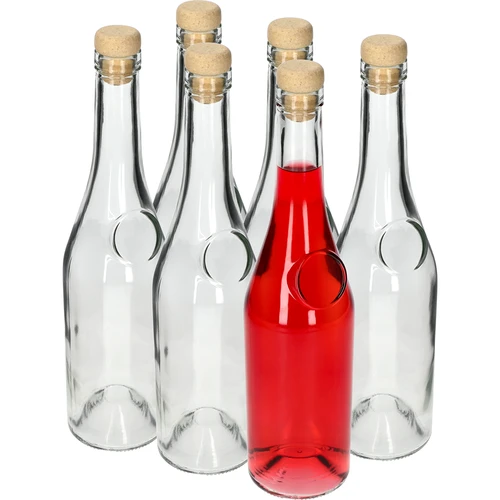 Herbowa pudele 500 ml ar korķi-sēnīti, 1 gab. - 8