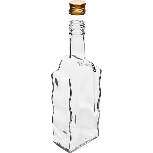 Pudele Klasztorna 500 ml ar skrūvējamu vāciņu, caurspīdīga - 6 gab. - 2