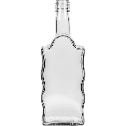 Pudele Klasztorna 500 ml ar skrūvējamu vāciņu, caurspīdīga - 6 gab. - 3