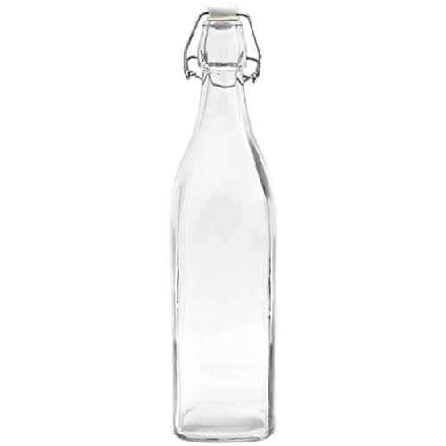 Pudele Kwadrat ar hermētisku aizdari 0,5 l