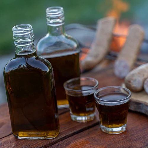 Pudele liķieriem kabatkolba ar skrūvējamu vāciņu 200 ml, 10 gab. - 8