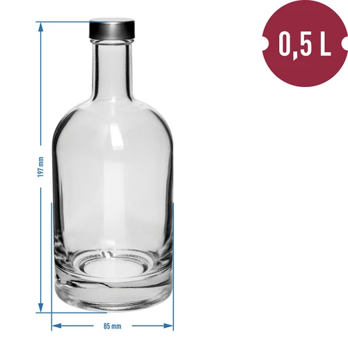 Pudele Miss Barku 500 ml ar skrūvējamu vāciņu, 1 gab. - 2
