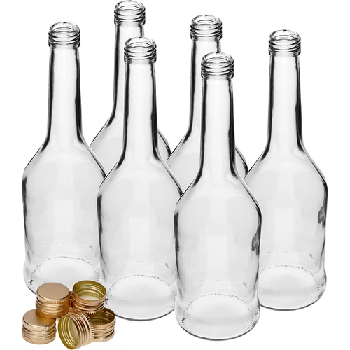 Pudele Napoleon 500 ml ar skrūvējamu vāciņu fi28, 6 gab - 3