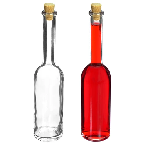 Pudele uzlējumam 100 ml 6 gab.+ 6 korķu - 6