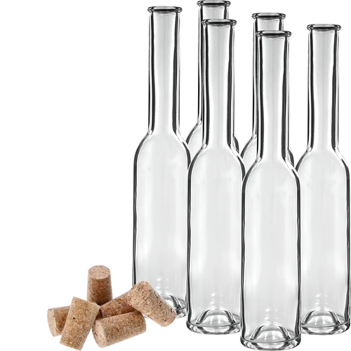 Pudeles uzlējumiem 200 ml (6 gab.) + 6 korķu 23/18 - 3