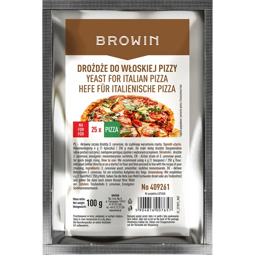 Sausais raugs itāļu picai - 100 g