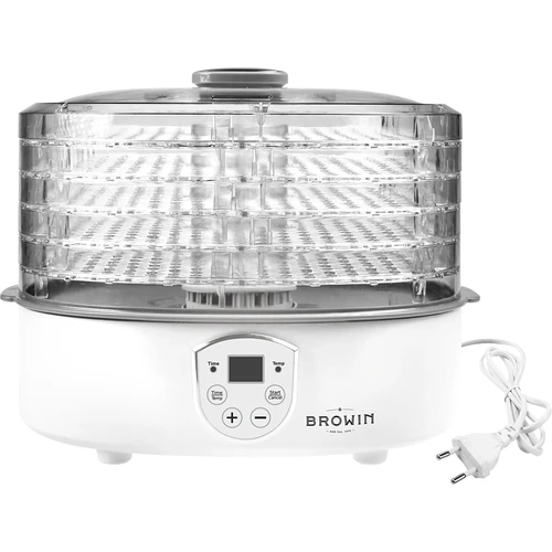 Sēņu, augļu, dārzeņu un garšaugu žāvētājs ar temperatūras regulēšanu, 240 W, caurspīdīgs - 3