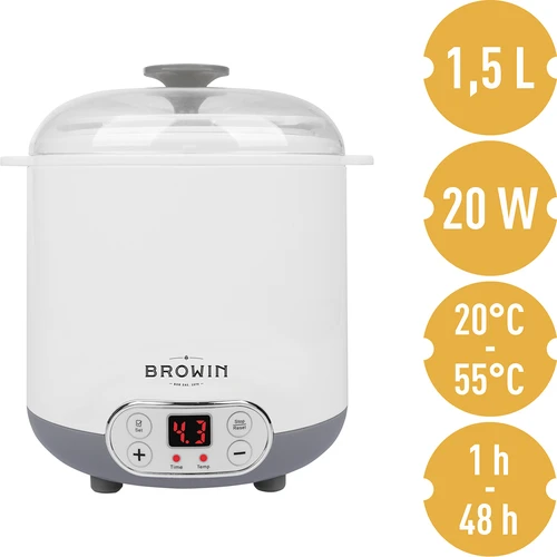 Siera un jogurta gatavotājs ar termostatu 1,5 L - 5