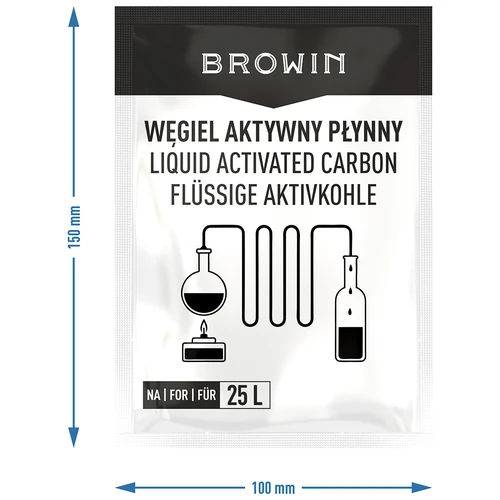 Šķidrā aktivētā ogle 25 L apjomam, 140 g - 3