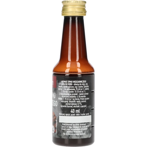 Šķidrais kūpināšanas dūmu aromāts – ozolkoka nots, 40 ml - 2