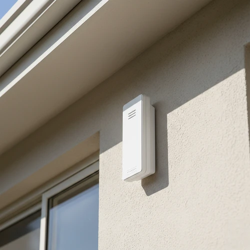Soens elektroniskais termometrs – ar ārējo sensoru, apaļš balts - 9
