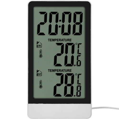 Soens zīmola elektroniskais termometrs – ar zondi, balts - 2