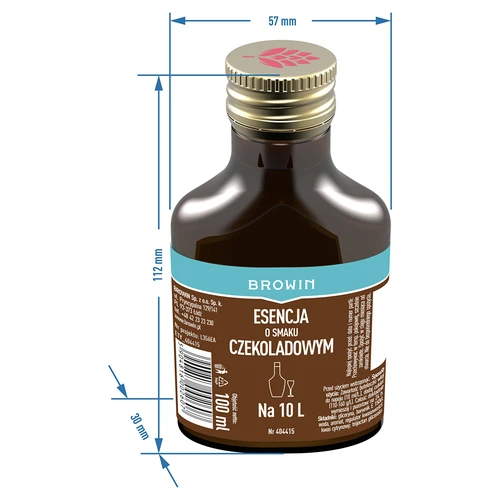 Šokolādes garšas esence 100 ml uz 10 L - 5