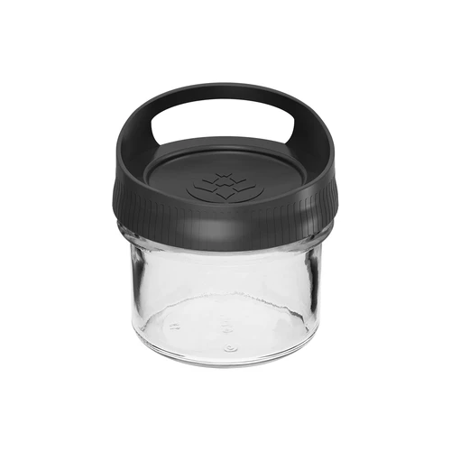 Stikla trauks 235 ml ar skrūvējamu vāciņu piekarināšanai