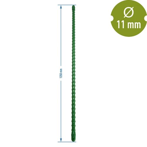 Tērauda balsta mietiņš ar PE pārklājumu 1,25 m x 11 mm - 2