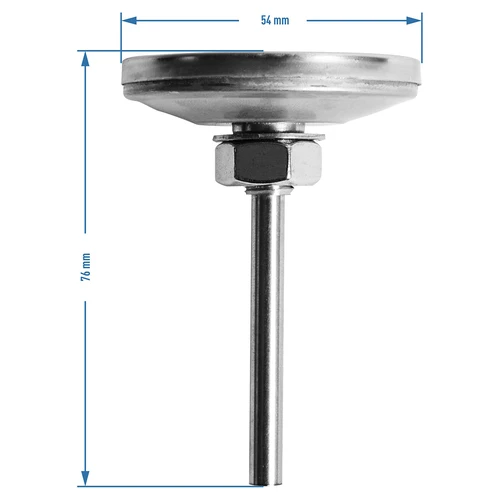 Termometrs kūpinātavai un BBQ (0 °C līdz +250 °C) 5,2 cm - 8