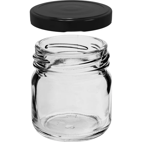 TO burciņa 40 ml ar melnu vāciņu fi 43 - 10 gab. - 3